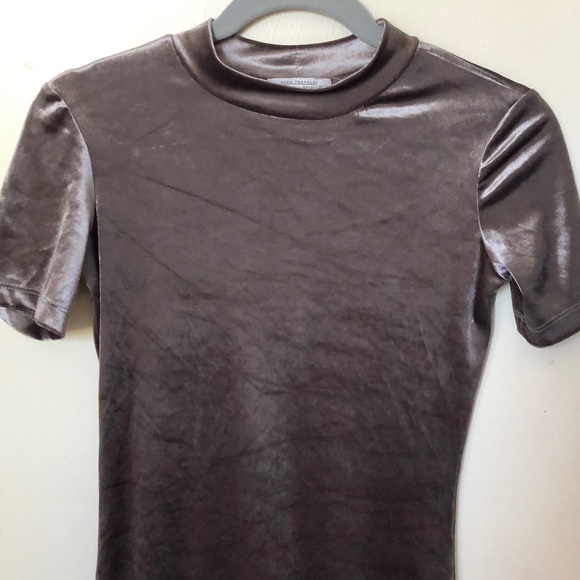 SALE Zara Velvety Feel Midi Dress - Picture 3 of 5